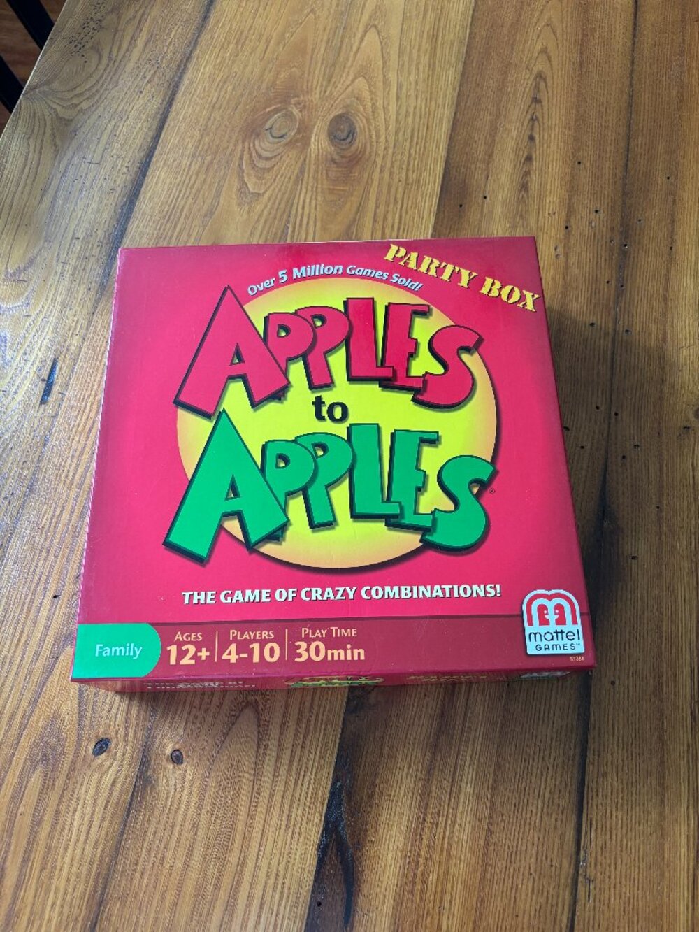Apples to Apples game